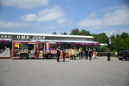 Ernstig ongeval op parkeerterrein van tuincentrum Kortenhoef