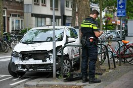 Twee bezorgers botsen tegen elkaar