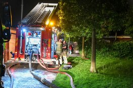 Uitslaande brand op chaletpark Loosdrecht