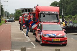 Reddingsdiensten uit heel Noord-Holland onderweg naar Limburg