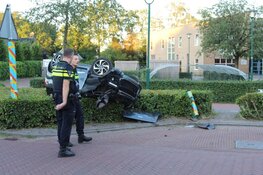 Brommobiel op z'n kop in Eemnes