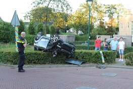 Brommobiel op z'n kop in Eemnes