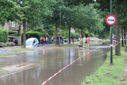 Schade door waterballet in Naarden