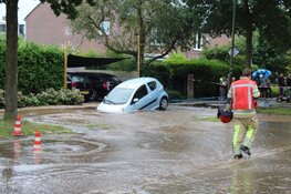 Schade door waterballet in Naarden