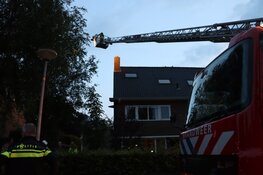 Brand in schuur in Naarden
