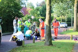 Aanrijding tussen auto en fietser in Laren
