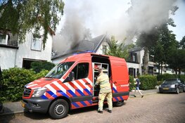 Brand in woning aan de Oude Amersfoortseweg in Hilversum