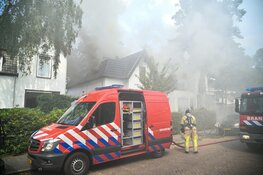 Brand in woning aan de Oude Amersfoortseweg in Hilversum