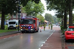 Gaslek op de Laarderweg in Eemnes