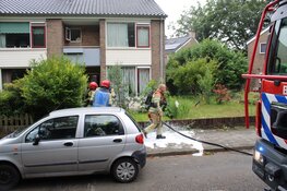 Pannetje in brand in hoekwoning Huizen
