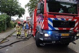Pannetje in brand in hoekwoning Huizen
