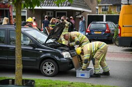 Kop-staart aanrijding in Hilversum