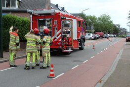 Gaslek in de Botterstraat in Huizen