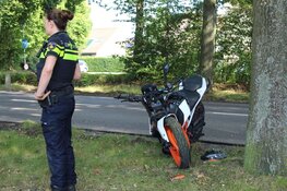 Motorrijder gewond in Bussum