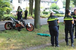 Motorrijder gewond in Bussum