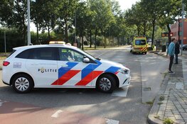 Fietser aangereden op rotonde in Huizen