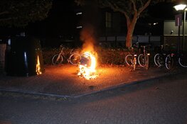 Scooter in brand in Huizen