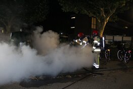 Scooter in brand in Huizen