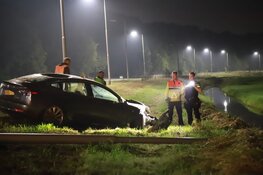 Bestuurder mee met politie na ongeval Naarden