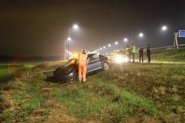 Bestuurder mee met politie na ongeval Naarden
