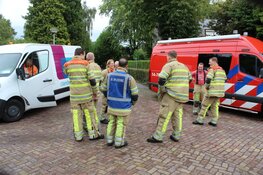 Groot gaslek in weiland Muiderberg