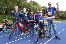 Esther Vergeer opent samen met Paralympische medaillewinnaar Bo Kramer  Sportpoli in Emma Kinderziekenhuis in Amsterdam.