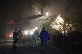 Veel rook bij brand in woning &#39;s-Graveland