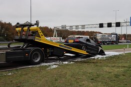 Veel rookontwikkeling bij autobrand Naarden