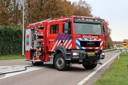 Veel rookontwikkeling bij autobrand Naarden