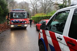 Brandweer dicht gaslek in Naarden
