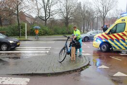 Fietsster aangereden in Huizen