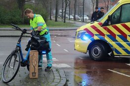 Fietsster aangereden in Huizen