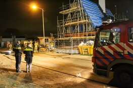 Bouwkeet in brand op bouwplaats Eemnes