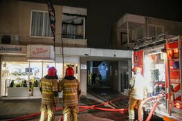 Brand in wasmachine in woning Bussum