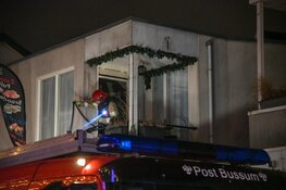 Brand in wasmachine in woning Bussum