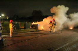 Containerbrand Blaricum snel onder controle