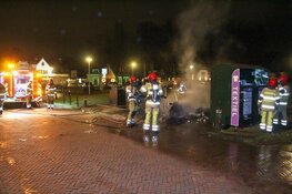 Containerbrand Blaricum snel onder controle