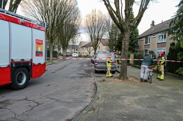 Gasleiding geraakt bij woning in Huizen