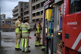 Gaslek in Hilversum op bouwterrein