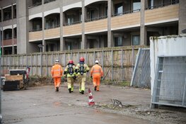 Gaslek in Hilversum op bouwterrein