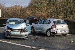 Ongeval tussen meerdere voertuigen op A1