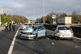 Ongeval tussen meerdere voertuigen op A1