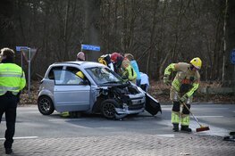 Ongeval tussen auto en microcar in Bussum