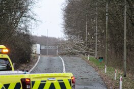 A1 afgezet bij Naarden vanwege storm