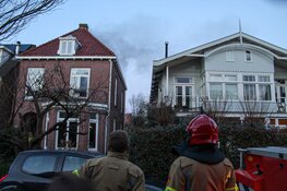 Brand op zolder van woning in Bussum