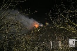 Schoorsteenbrand in Kortenhoef