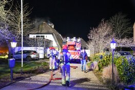 Schoorsteenbrand in Kortenhoef