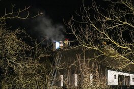 Schoorsteenbrand in Kortenhoef