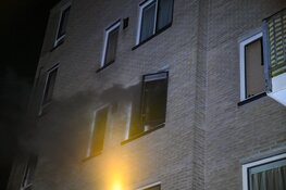 Brand in appartement in Hilversum