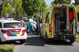 Aanrijding op rotonde in Huizen